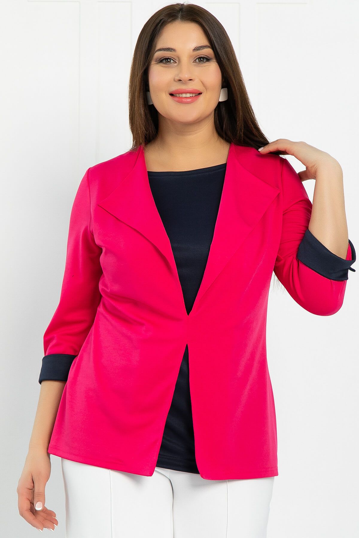 Блуза На шпильке (фуксия) Б12982-4М