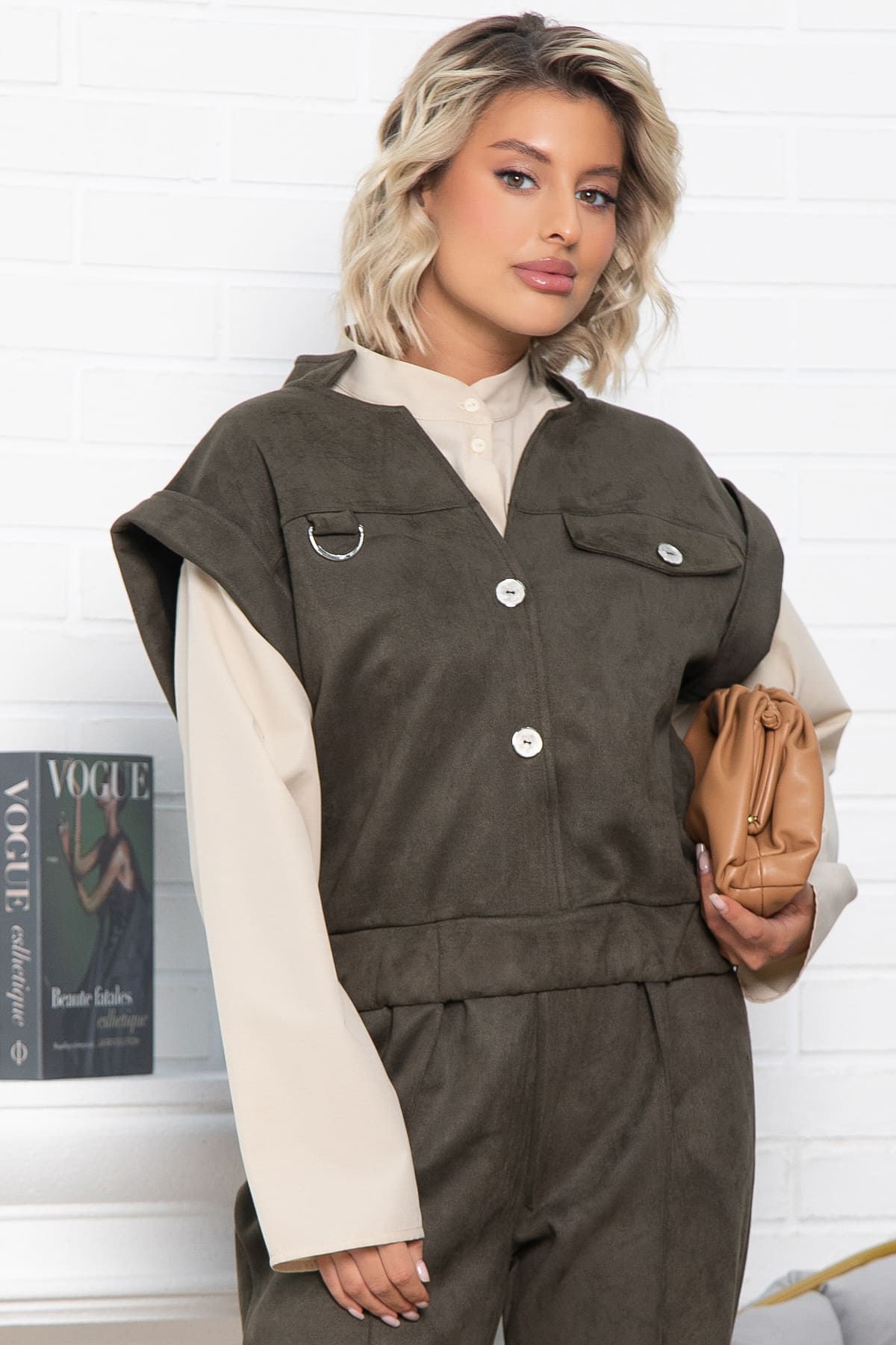 Жилет Лора (зеленый) Б15031-39М