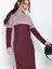 Платье Нарина (бордово-розовое) П12071