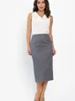 Юбка Эмма (темно-серая) Ю14166-25М