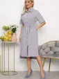 Платье Фруктовый коктейль (светло-серое) П13655-18М