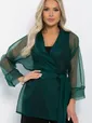 Жакет Случайная встреча (зеленый) Б13004-7М