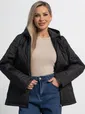Куртка демисезонная стеганая (черная матовая) Б15194-25М