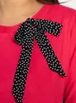 Блуза Федерика (малиново-черная) Б14990-18М