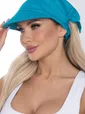 Косынка с козырьком на резинке (синяя) ККР10