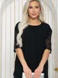 Блуза Богема (черная) Б12229-41