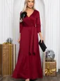 Платье Сияющий выход (винное) П14445-4М