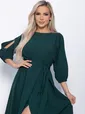 Платье Танго вдвоем (изумрудное) П15139-1М