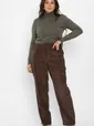Брюки вельветовые Брауни (коричневые) Б14442-25М