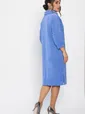 Платье трикотажное Никс (васильковое) П14277-4М
