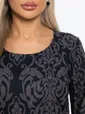 Платье Шарли (черно-коричневое) П14861-18М