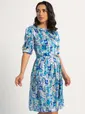 Платье Очарование лета (голубое) П16066-45М