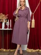 Платье с поясом Доминанта НЬЮ (лиловое) П14613-16М