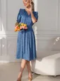 Платье Лагуна (голубое) П13443-45М