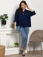 Блуза Серенада (синий) Б15552-24М