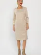 Платье Настроение (бежевое) П13744-19М