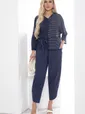 Брюки бохо (синие) Б10269