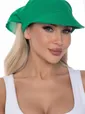 Косынка с козырьком на резинке (зеленая) ККР11