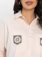 Рубашка с карманами Аристократка (бежевая) Б14357-10М