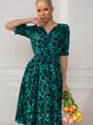 Платье Лагуна (зеленое) П13442-45М