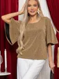 Блуза праздничная Ты ослепляешь! (золото нью) Б14906-1М