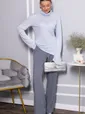 Джемпер В объятьях нежности (нежно-голубой) Б14447-4М