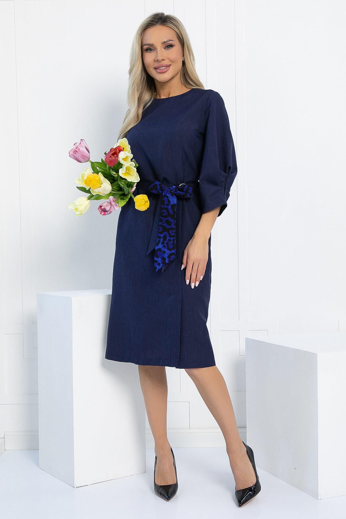 Платье Флавия (чернильное) П12887-36М