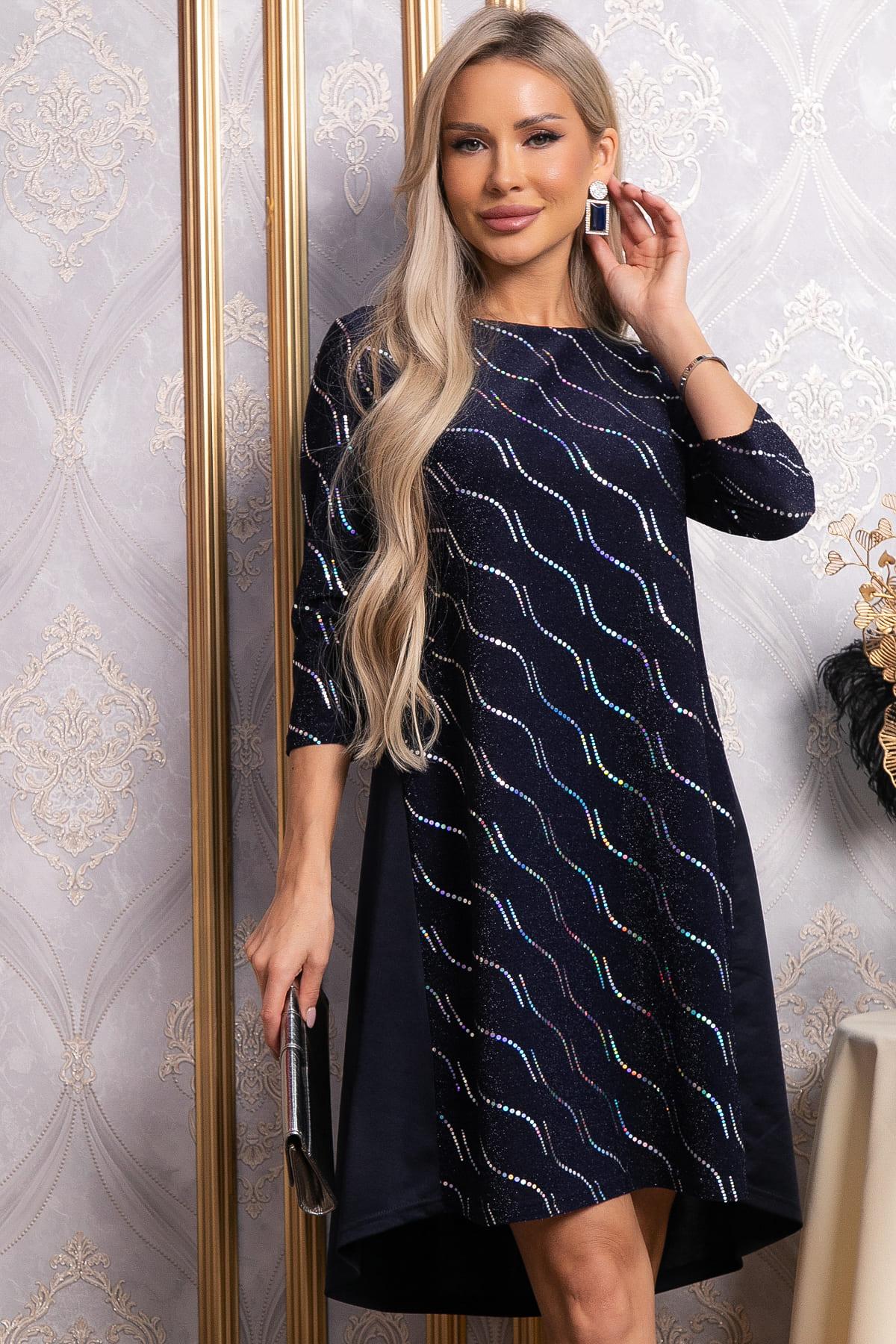 Платье Леди Элегант (синее) П14826-10М