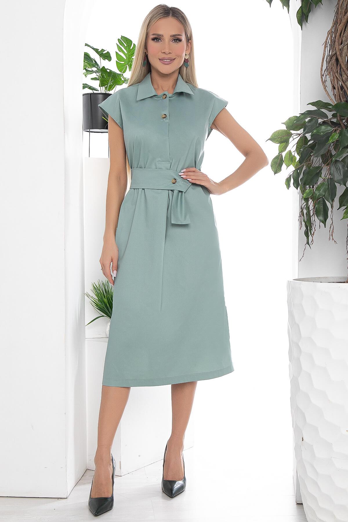 Платье "Нюансы стиля" (мята) П10175