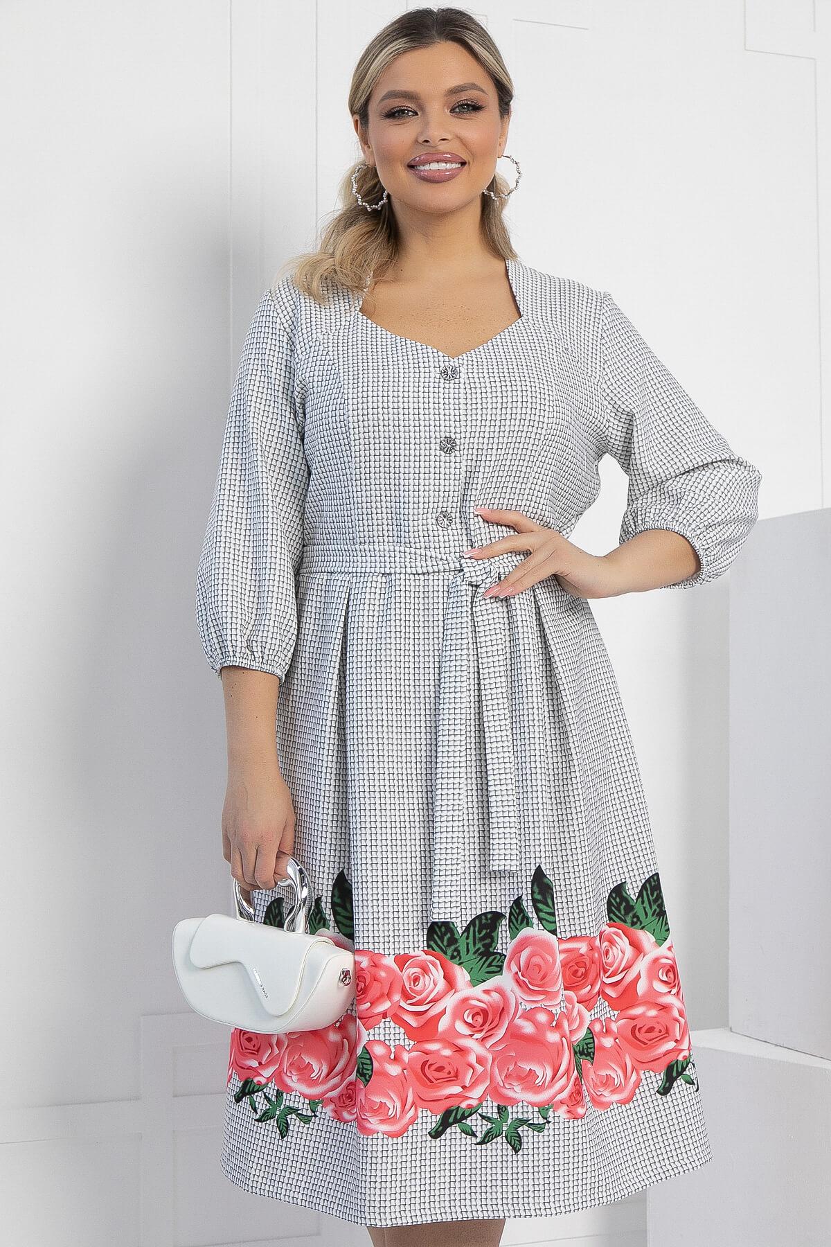 Платье Вершина восхищения (белое) П12880-3М