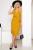 Сарафан "Изящный комплимент" (горчица, горох) П3907 Сарафан "Изящный комплимент" (горчица, горох) П3907