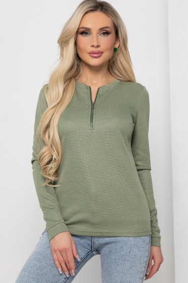 Джемпер "Чувство комфорта" (олива) Б8675