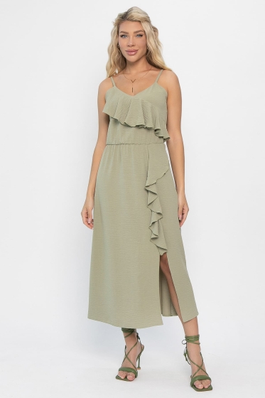 Сарафан Вечер в Сорренто (хаки) П13870-7М