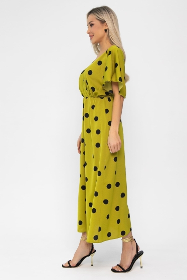 Платье Летнее настроение (зеленое яблоко) П13729-7М