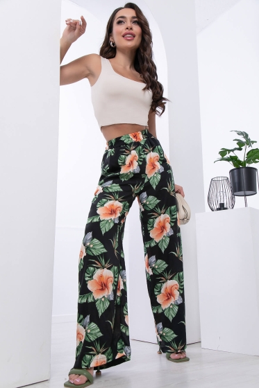 Брюки "Манхэттен" (тропик блэк) Б4055