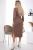 Платье "Удачный образ" (какао) П7587 Платье "Удачный образ" (какао) П7587