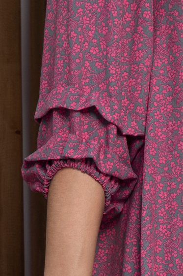 Платье Аглая (серо-розовое) П13366-4М Платье Аглая (серо-розовое) П13366-4М