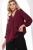 Блуза "Анима" ( марсала) Б7526 Блуза "Анима" ( марсала) Б7526