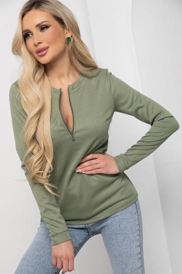 Джемпер "Чувство комфорта" (олива) Б8675