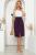 Платье "Неотразимая" (слива / вайт) П4108 Платье "Неотразимая" (слива / вайт) П4108